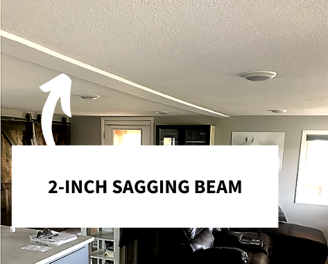 sagging beam